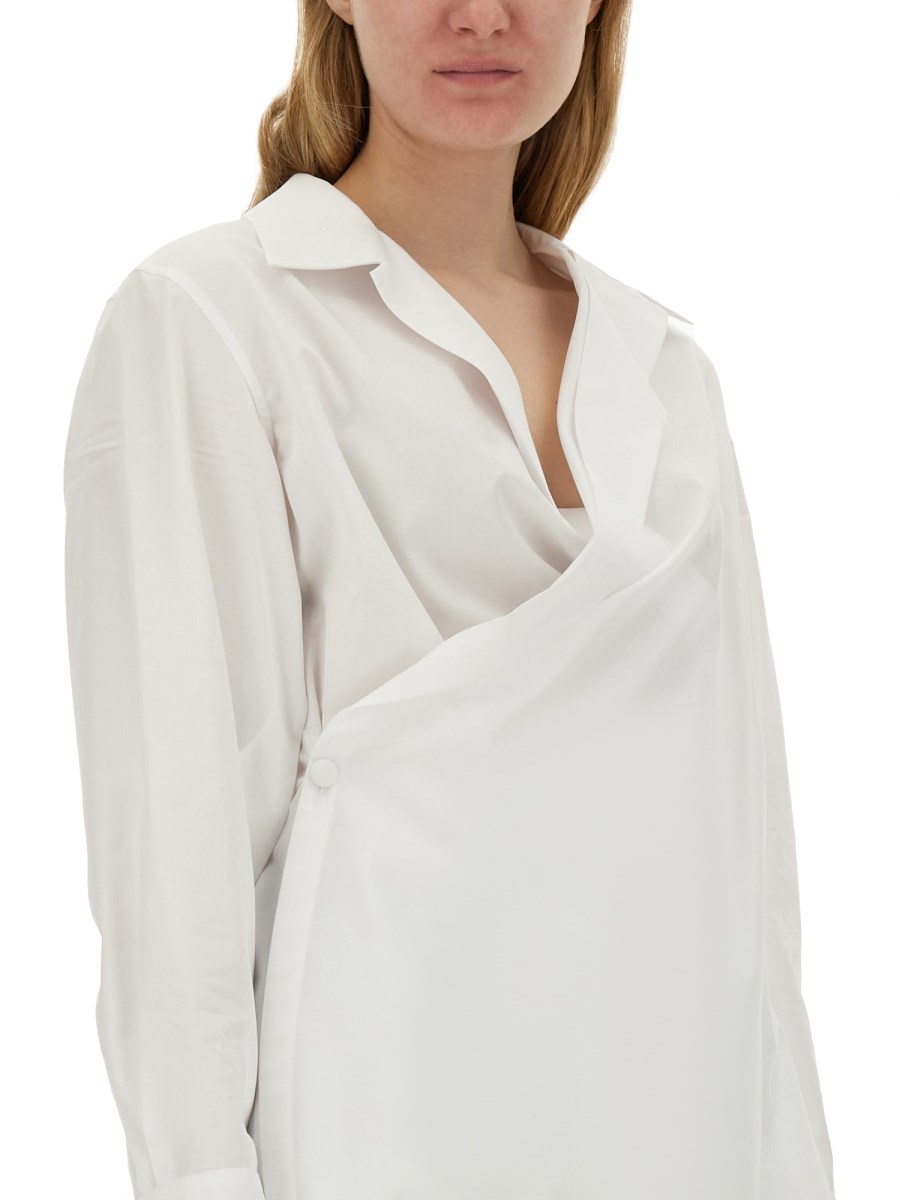 GIVENCHY CAMICIA A PORTAFOGLIO IN POPELINE