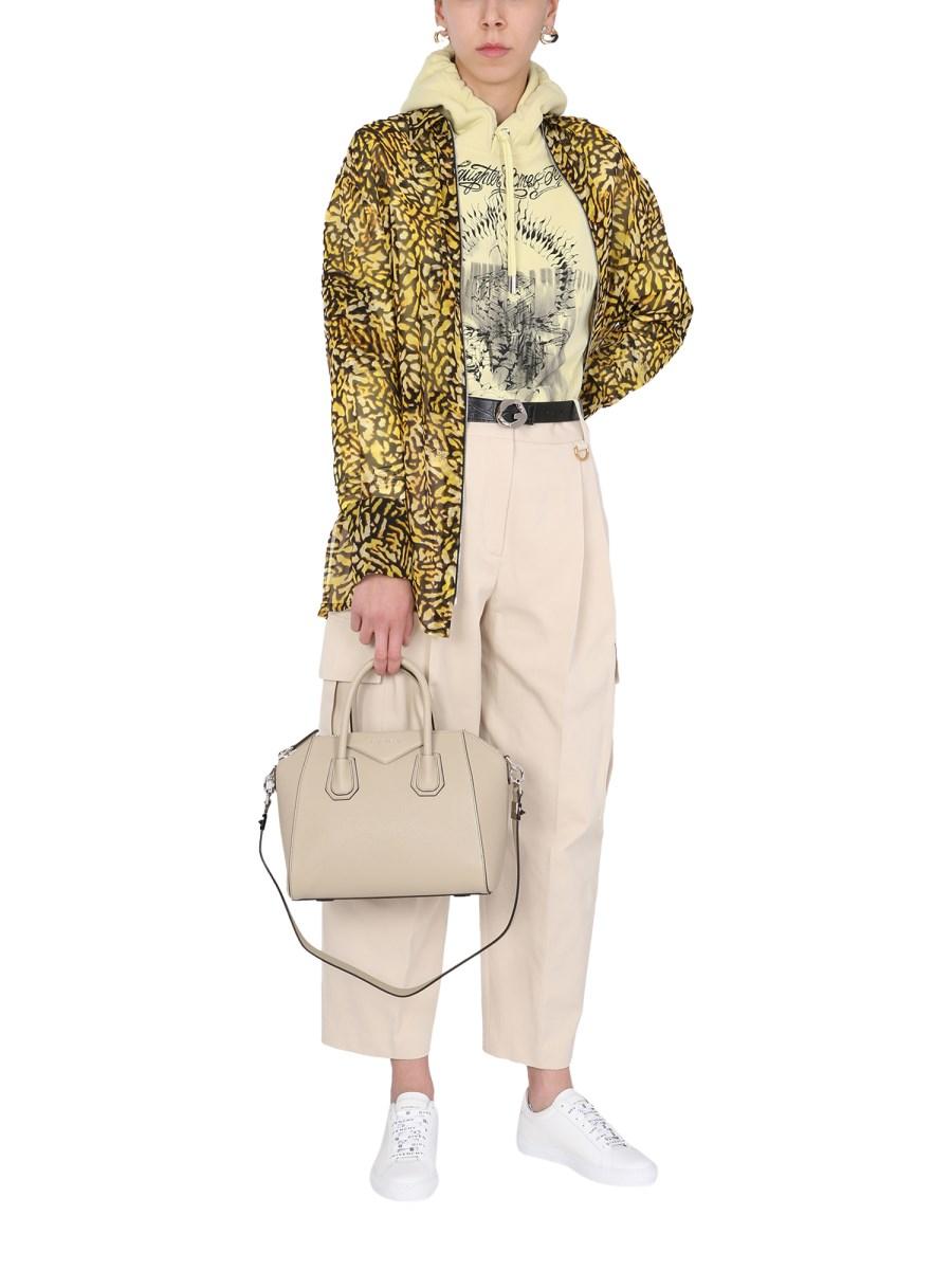 GIVENCHY CAMICIA CON STAMPA DI SETA CON ZIP