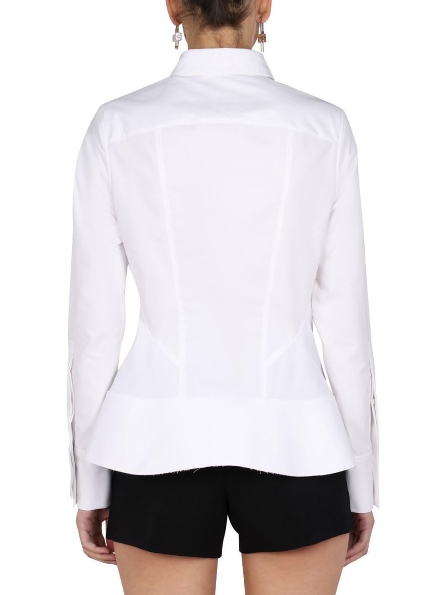 GIVENCHY CAMICIA IN POPELINE DI COTONE CON INSERTO