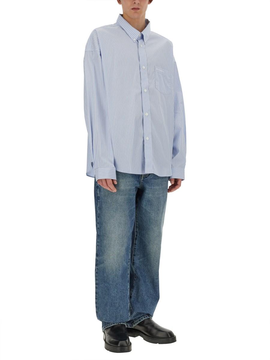 GIVENCHY CAMICIA IN POPELINE DI COTONE CON TASCA