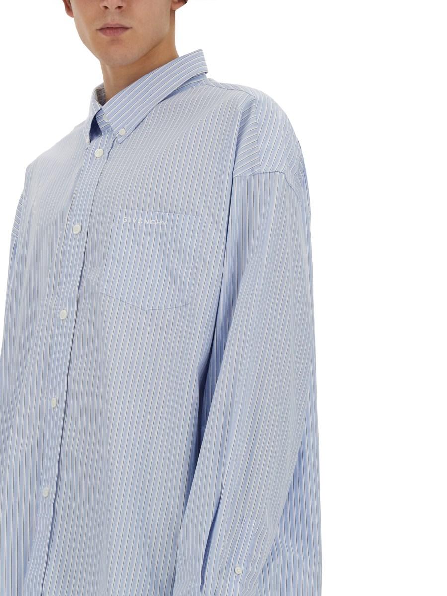 GIVENCHY CAMICIA IN POPELINE DI COTONE CON TASCA