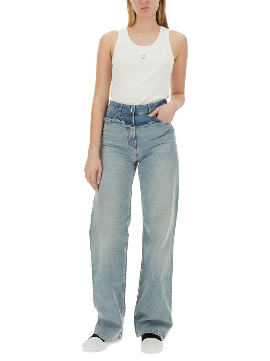 GIVENCHY CANOTTA SLIM IN COTONE A COSTE