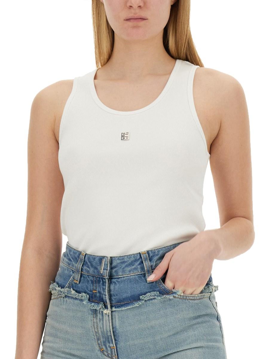 GIVENCHY CANOTTA SLIM IN COTONE A COSTE