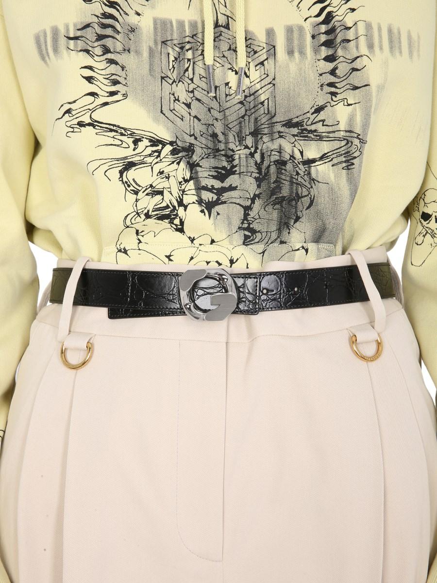 GIVENCHY CINTURA CON FIBBIA G CHAIN IN PELLE
