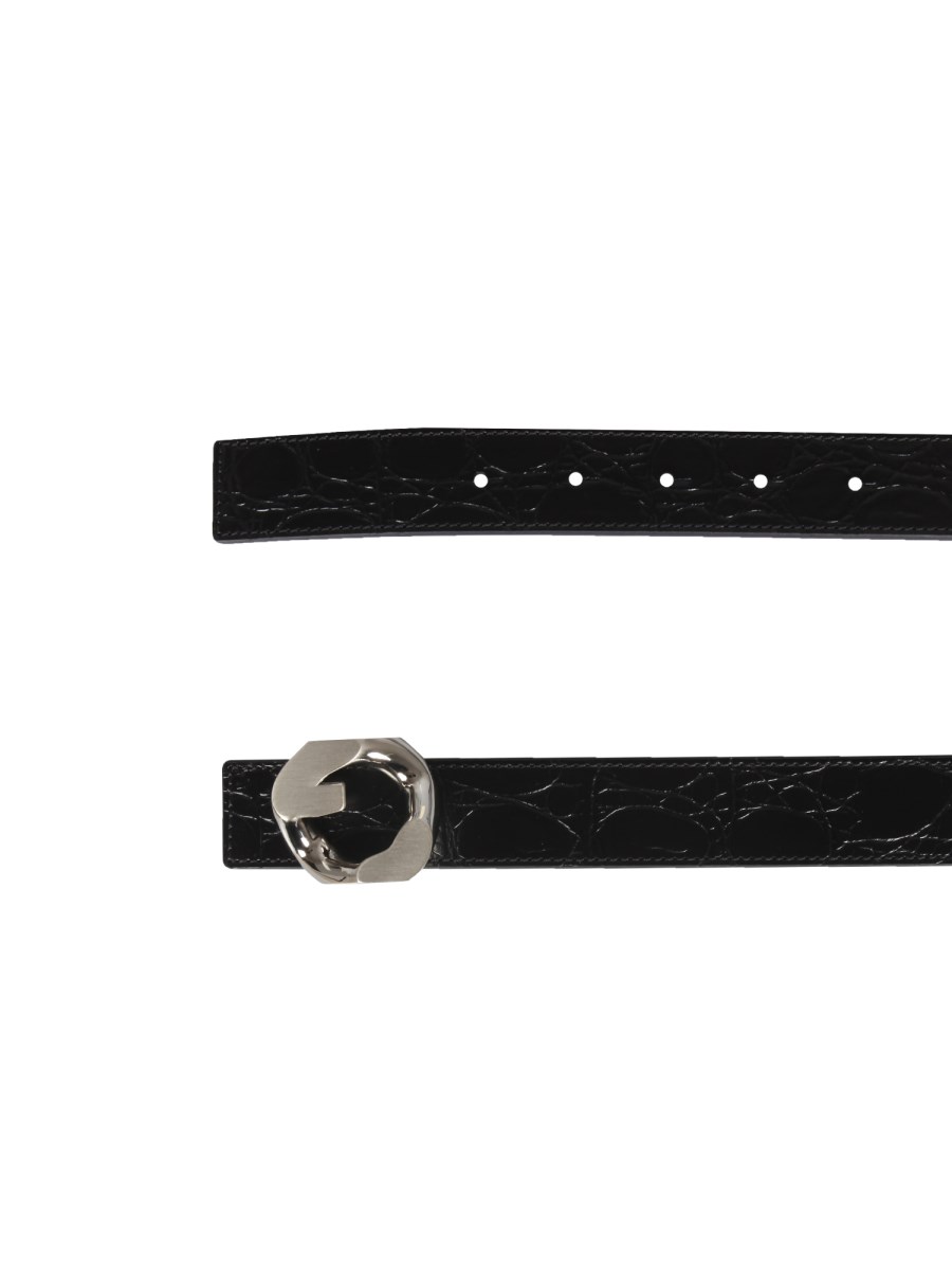 GIVENCHY CINTURA CON FIBBIA G CHAIN IN PELLE