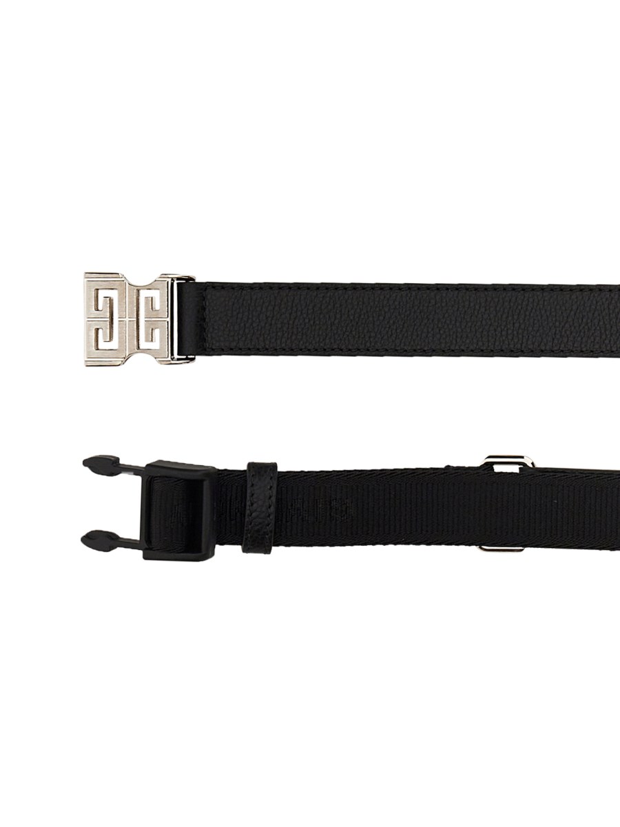 GIVENCHY CINTURA IN PELLE CON FIBBIA 4G