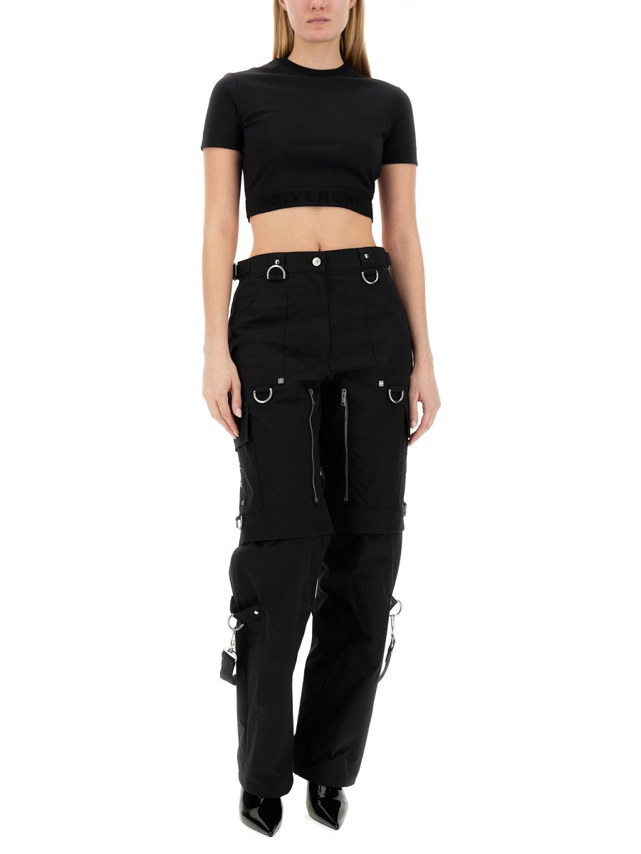GIVENCHY CROP TOP CON LOGO