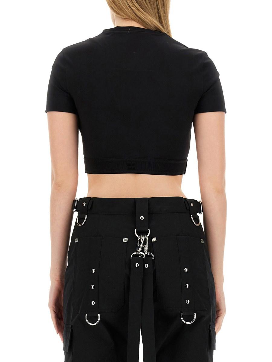 GIVENCHY CROP TOP CON LOGO