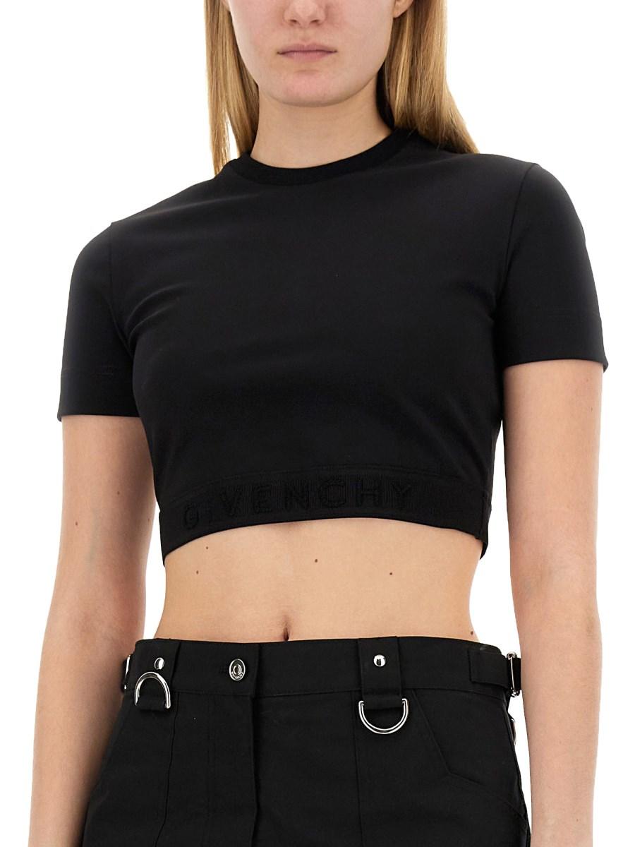 GIVENCHY CROP TOP CON LOGO