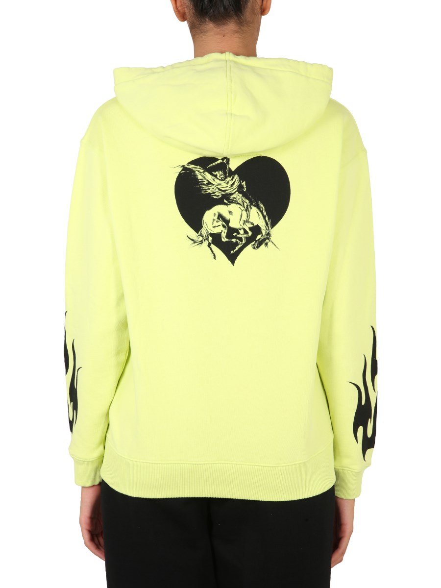GIVENCHY FELPA "SACRED HEART" IN COTONE