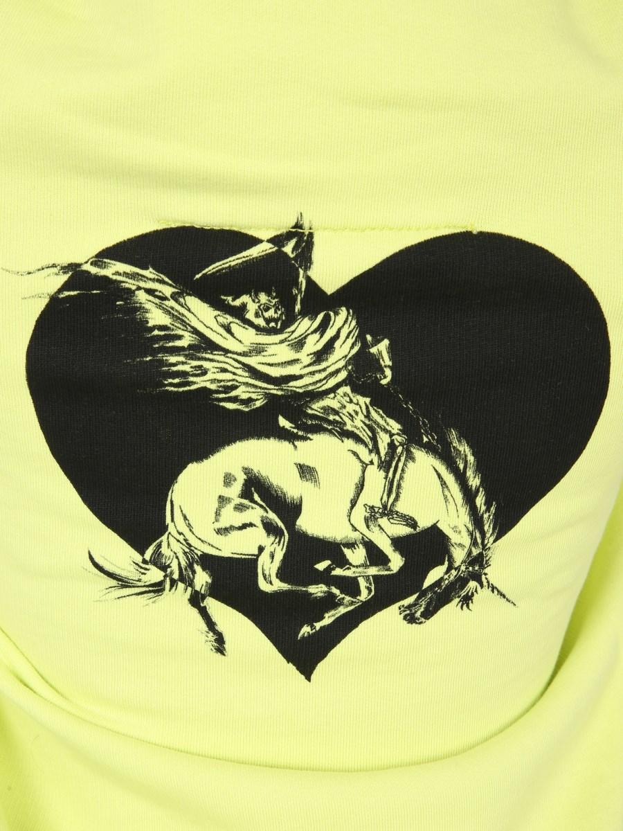 GIVENCHY FELPA "SACRED HEART" IN COTONE