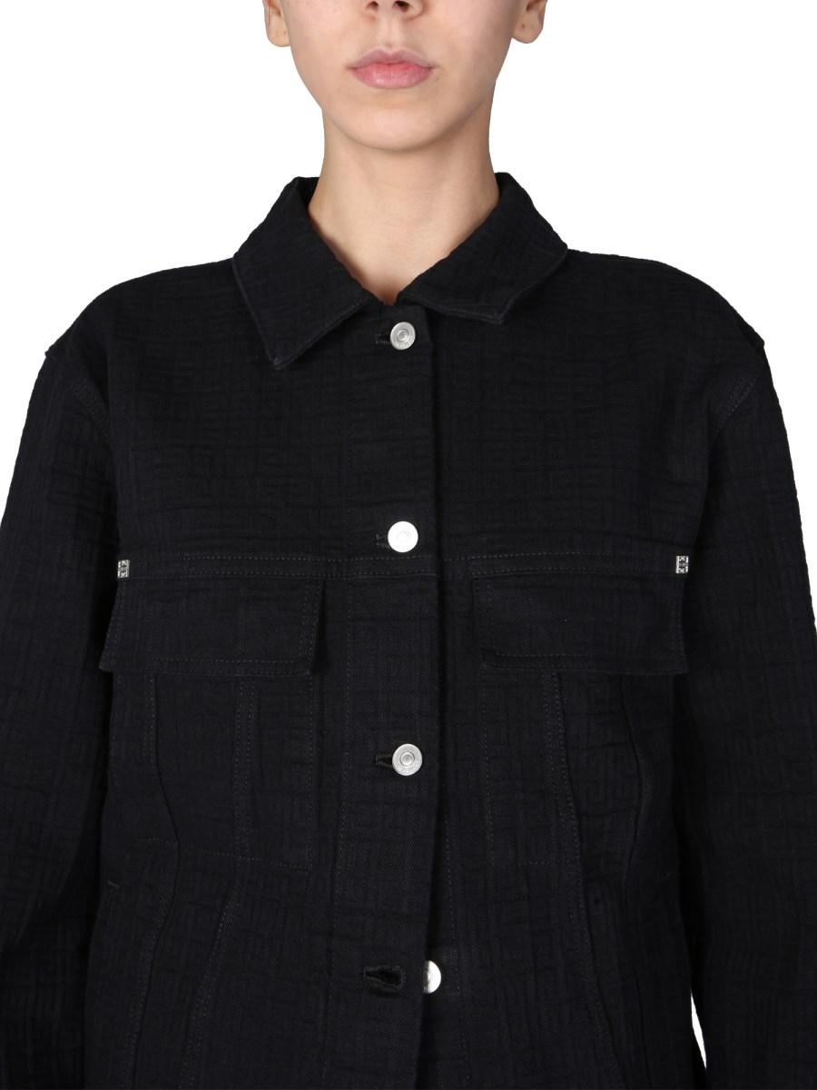 GIVENCHY GIACCA IN JACQUARD 4G EFFETTO DENIM