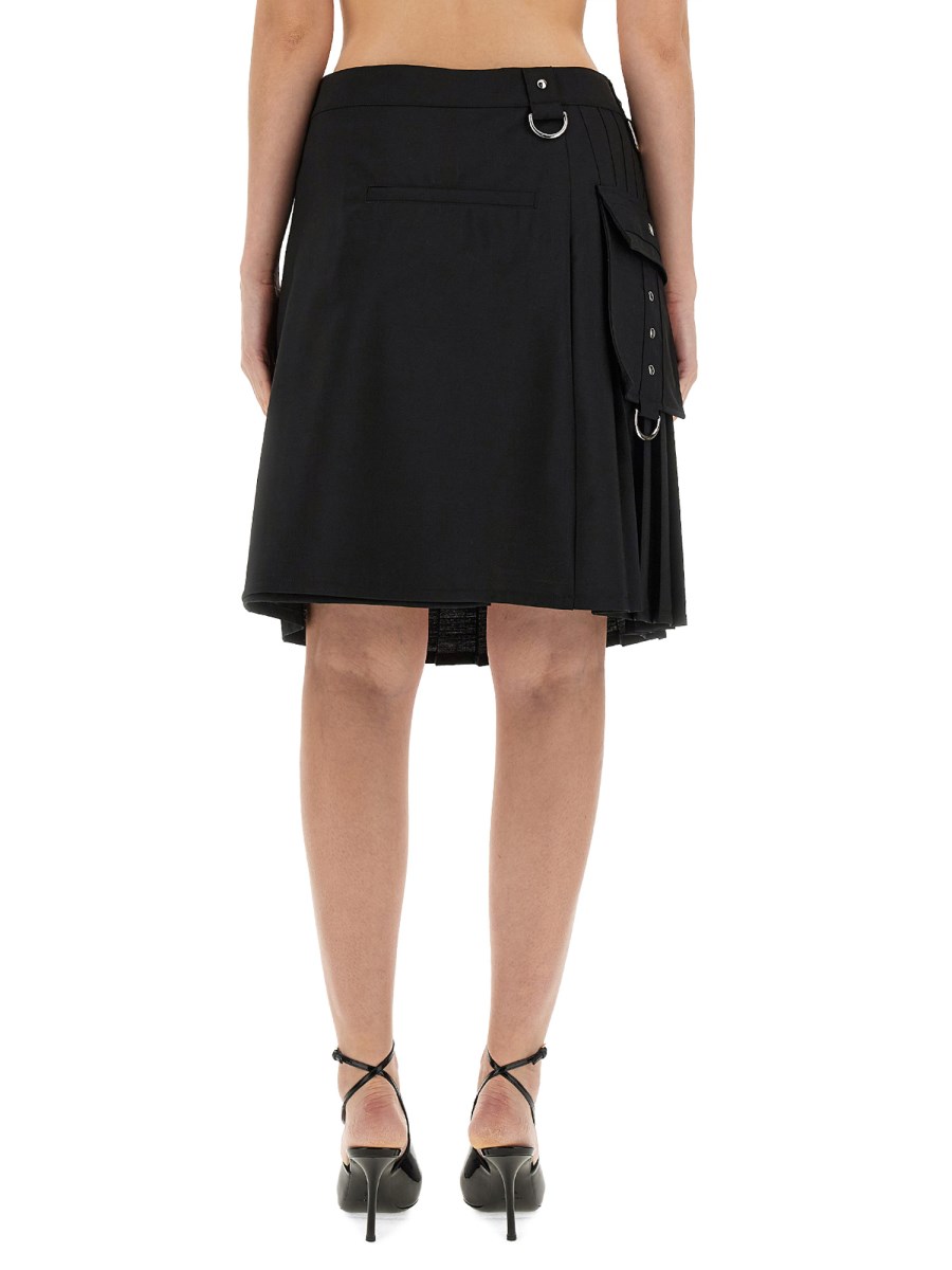 GIVENCHY GONNA KILT IN LANA E MOHAIR