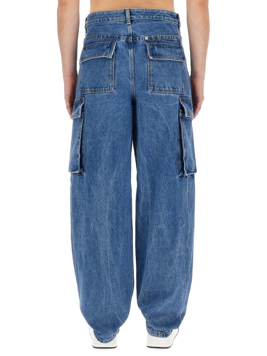 GIVENCHY JEANS CARGO IN DENIM DI COTONE