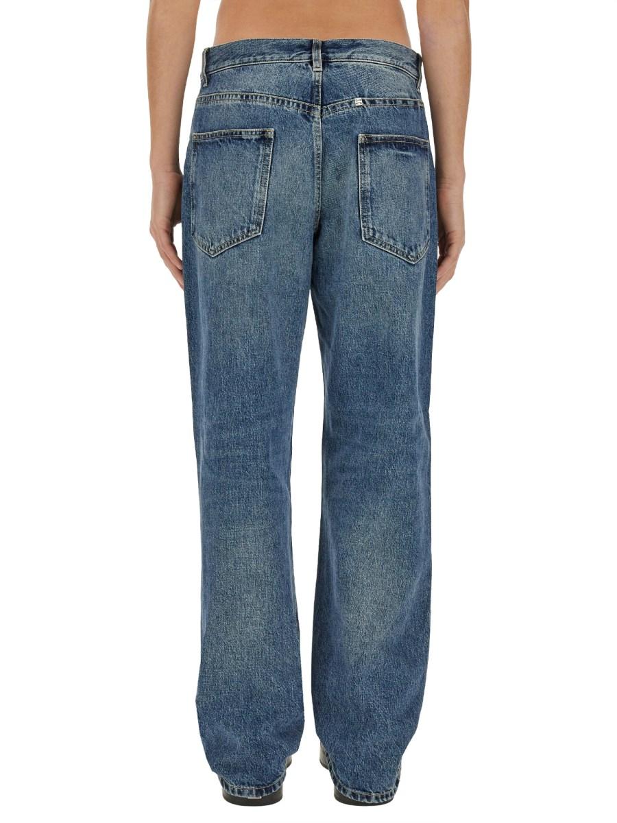 GIVENCHY JEANS REGULAR FIT IN DENIM DI COTONE