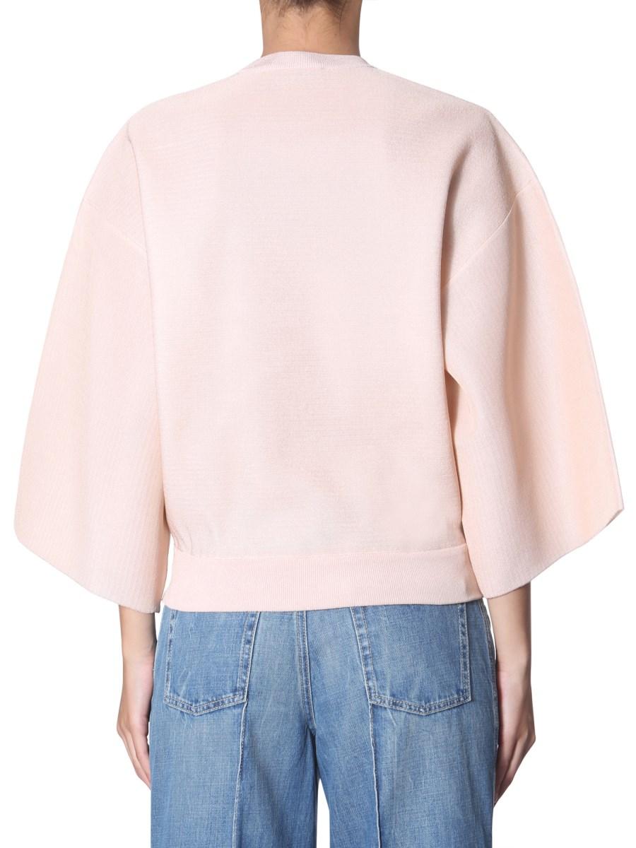 GIVENCHY MAGLIA IN SETA CON MANICA A SBUFFO