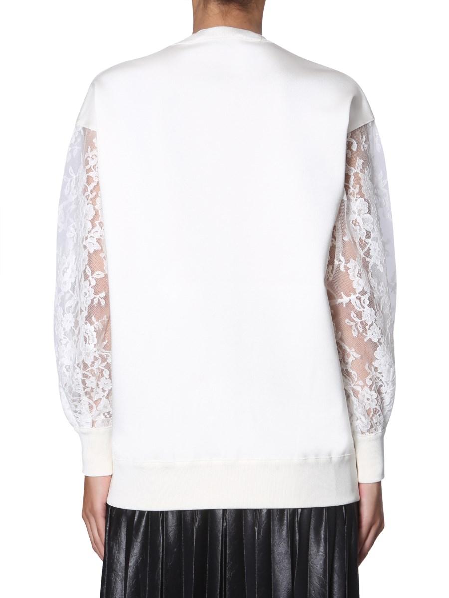 GIVENCHY MAGLIA OVERSIZE FIT CON MANICHE IN PIZZO
