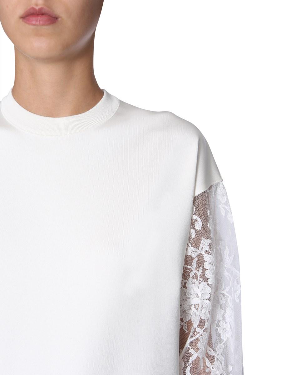 GIVENCHY MAGLIA OVERSIZE FIT CON MANICHE IN PIZZO