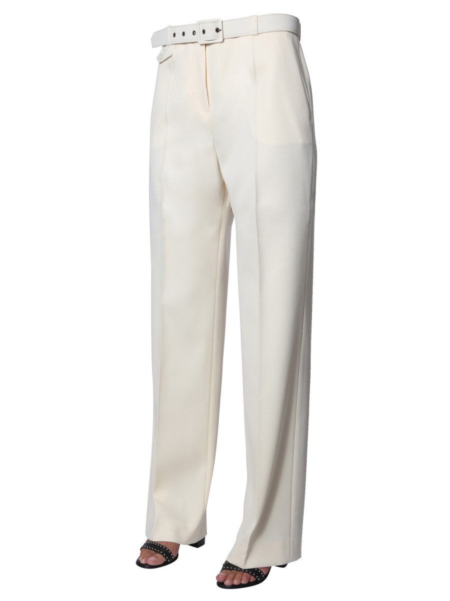 GIVENCHY PANTALONE IN LANA CON CINTURA