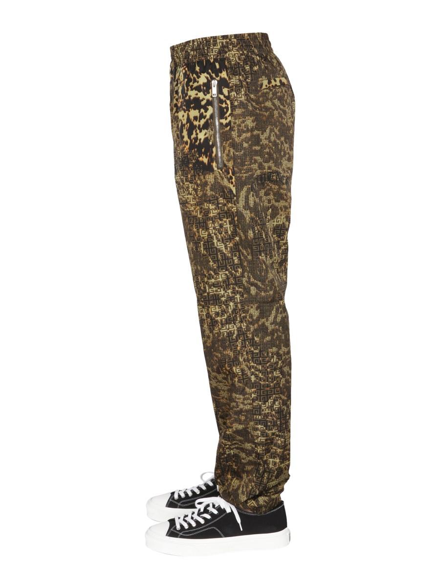 GIVENCHY PANTALONE JOGGING IN COTONE CON STAMPA 4G