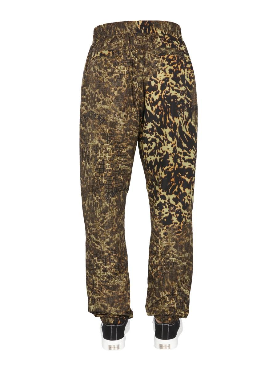 GIVENCHY PANTALONE JOGGING IN COTONE CON STAMPA 4G