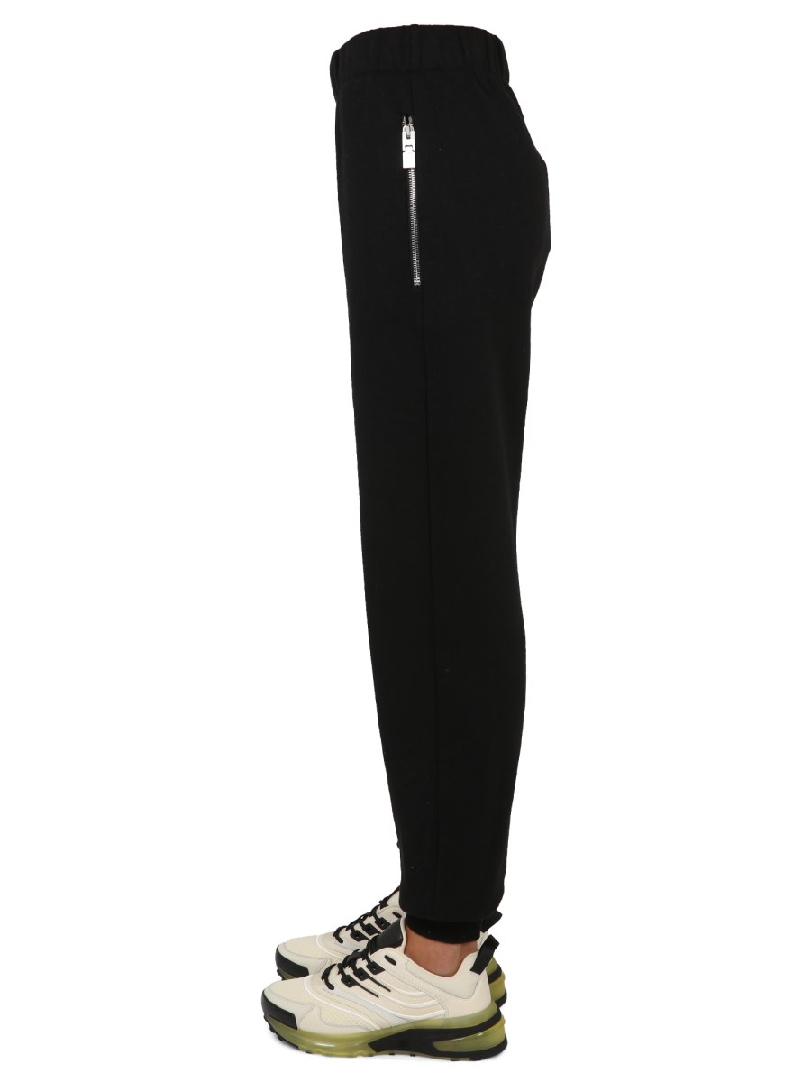GIVENCHY PANTALONE JOGGING IN COTONE CON ZIP