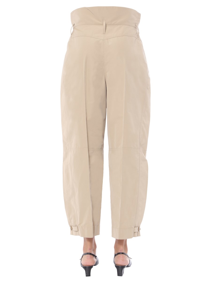 GIVENCHY PANTALONE MILITARE IN COTONE A VITA ALTA