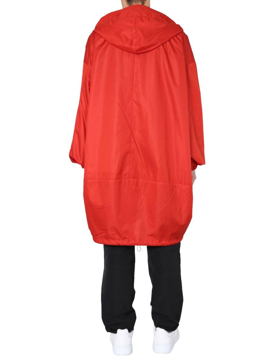 GIVENCHY PARKA OVERSIZE FIT IN NYLON TRAFORATO
