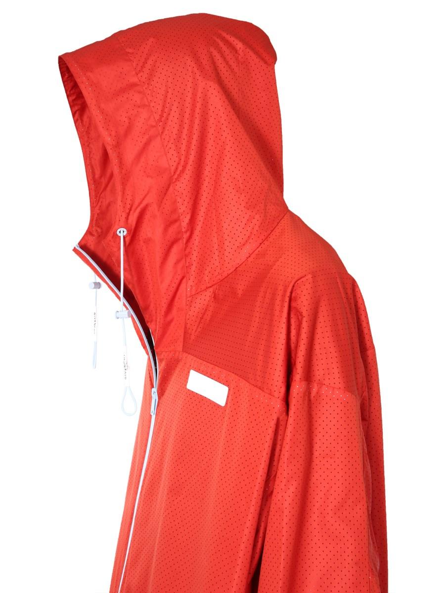 GIVENCHY PARKA OVERSIZE FIT IN NYLON TRAFORATO