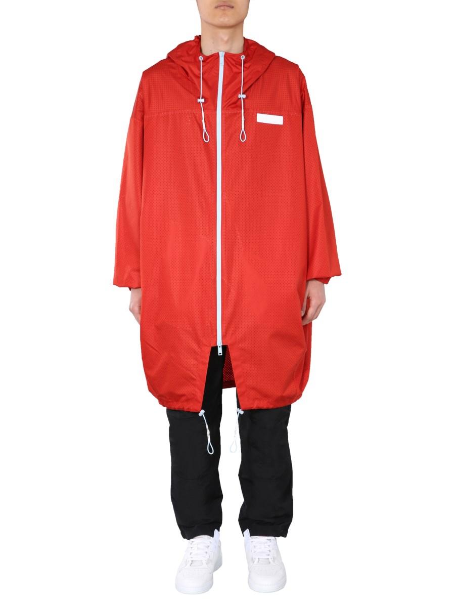 GIVENCHY PARKA OVERSIZE FIT IN NYLON TRAFORATO