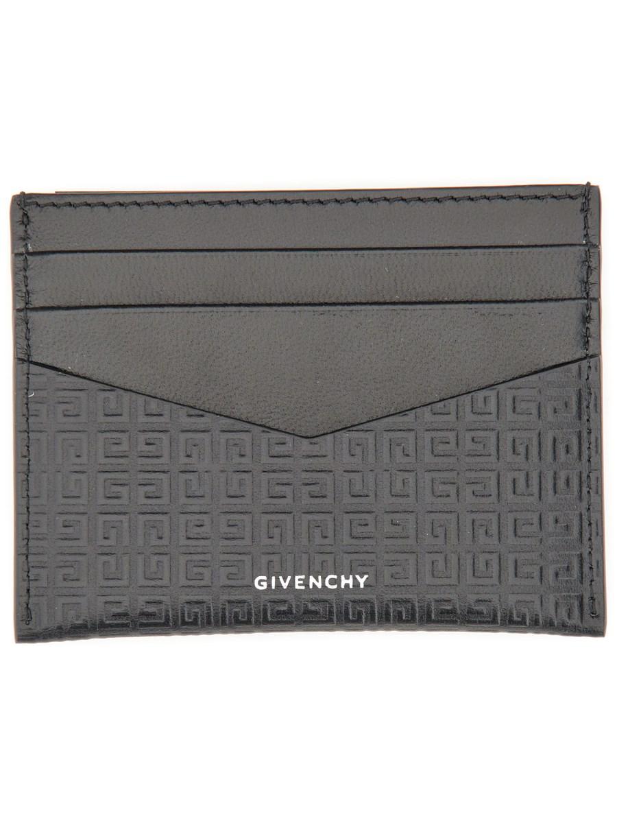 GIVENCHY PORTACARTE CON LOGO IN PELLE 4G