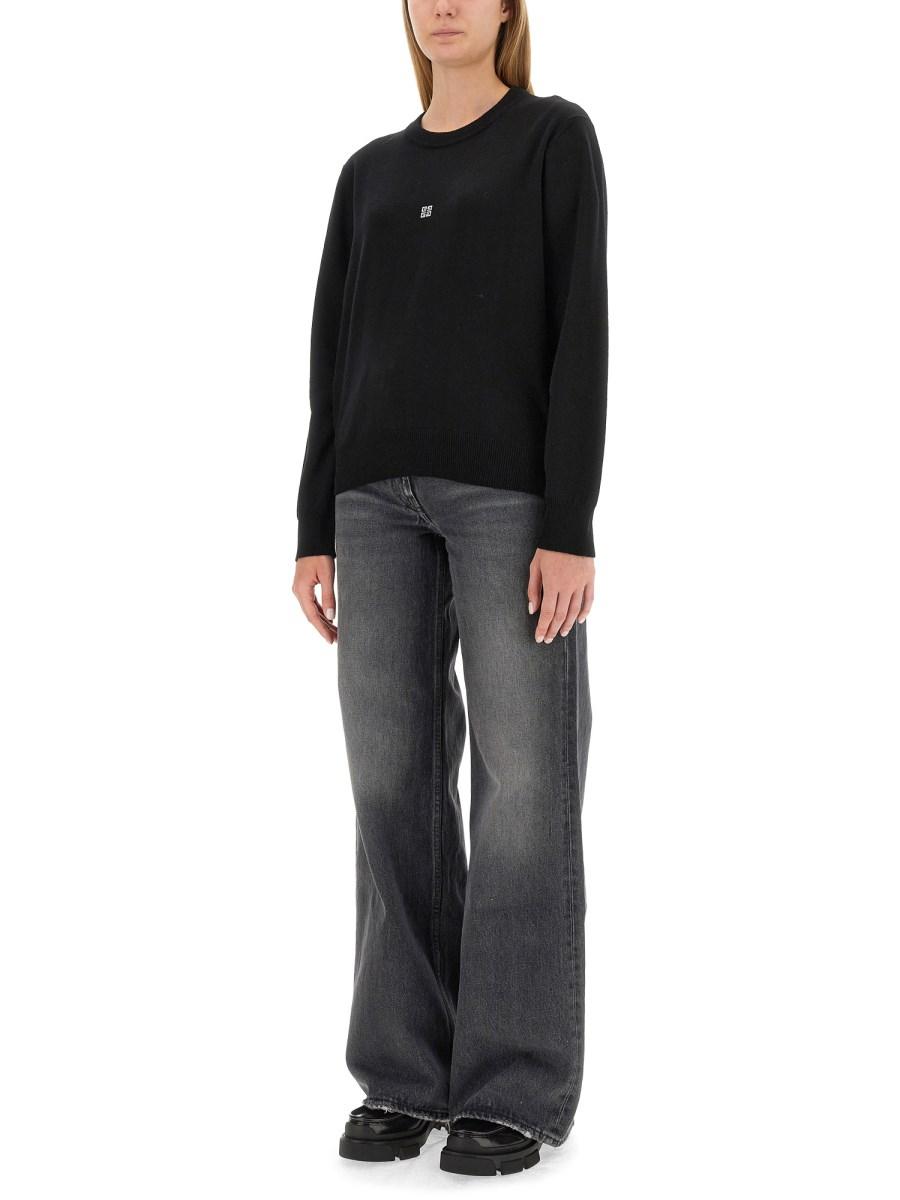 GIVENCHY PULLOVER CON LOGO IN LANA E CACHEMIRE
