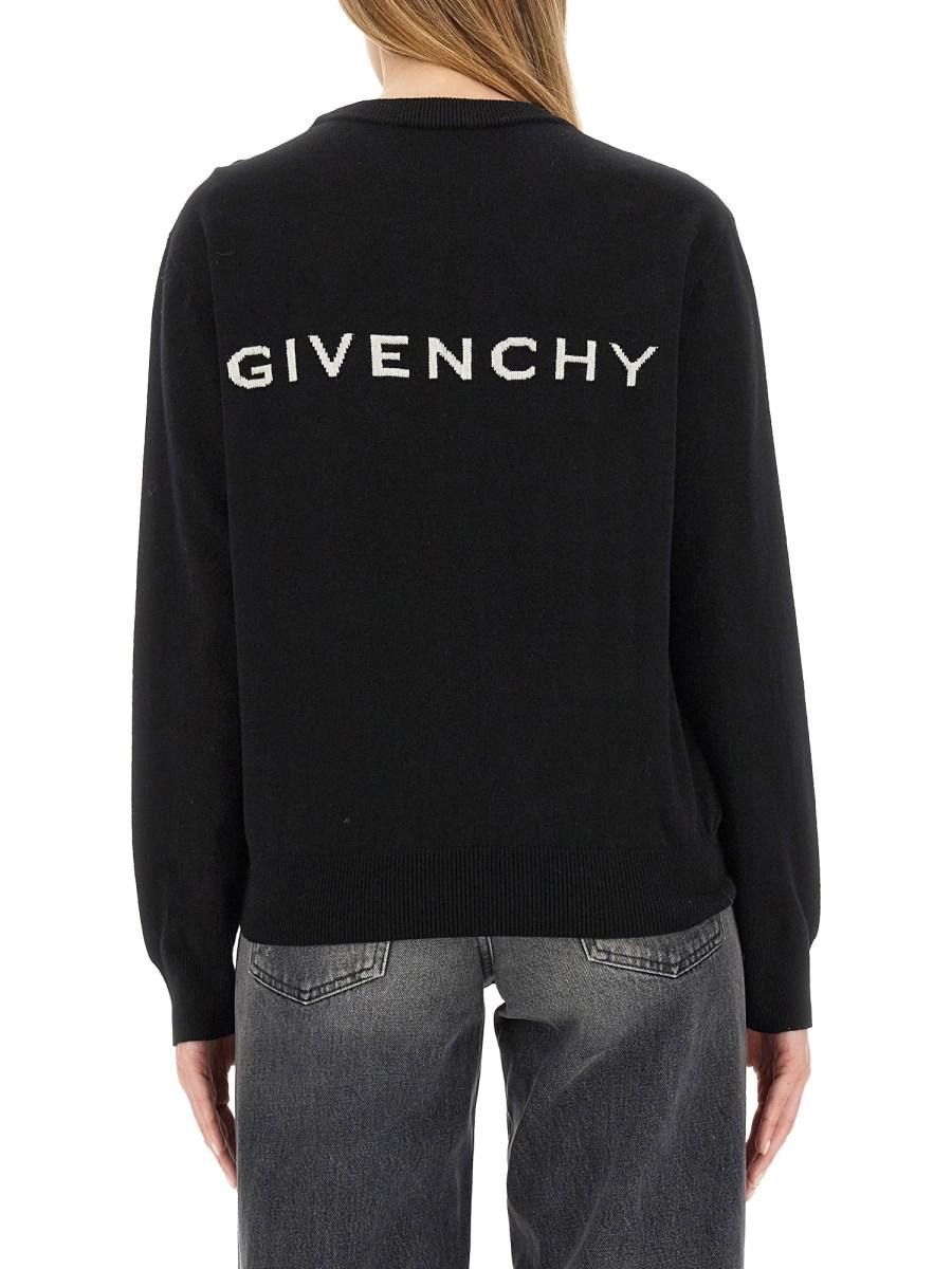 GIVENCHY PULLOVER CON LOGO IN LANA E CACHEMIRE