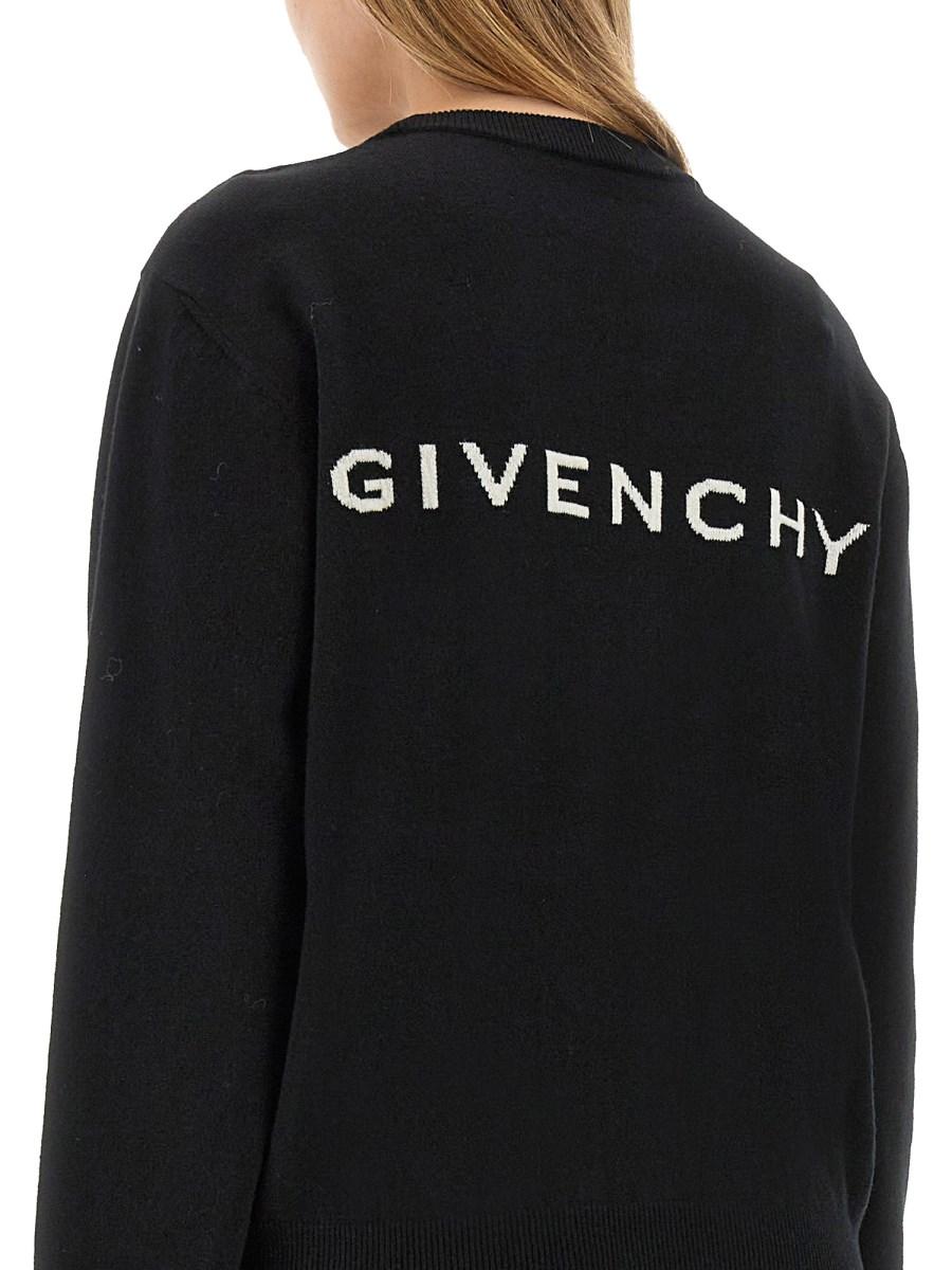 GIVENCHY PULLOVER CON LOGO IN LANA E CACHEMIRE