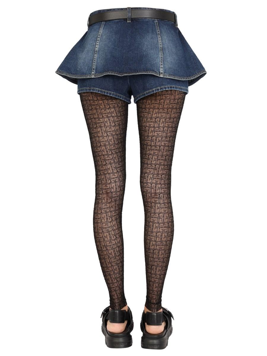 GIVENCHY SHORTS IN DENIM DI COTONE