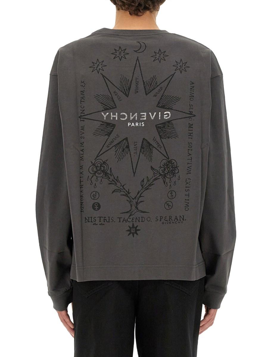 GIVENCHY T-SHIRT IN JERSEY DI COTONE CON LOGO