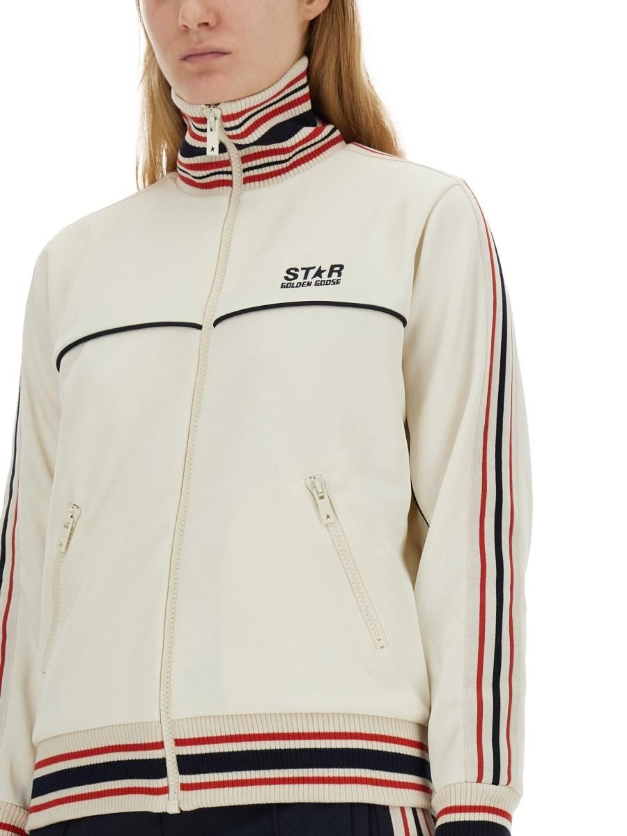 GOLDEN GOOSE FELPA CON LOGO