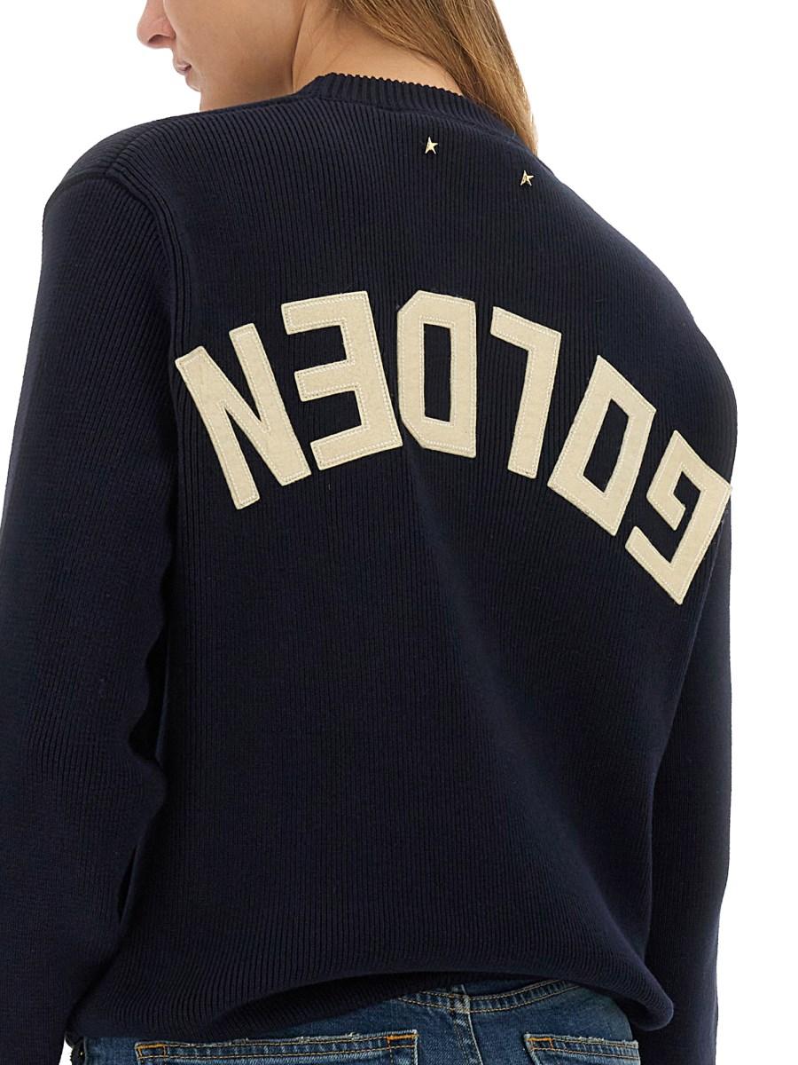 GOLDEN GOOSE MAGLIA CON LOGO