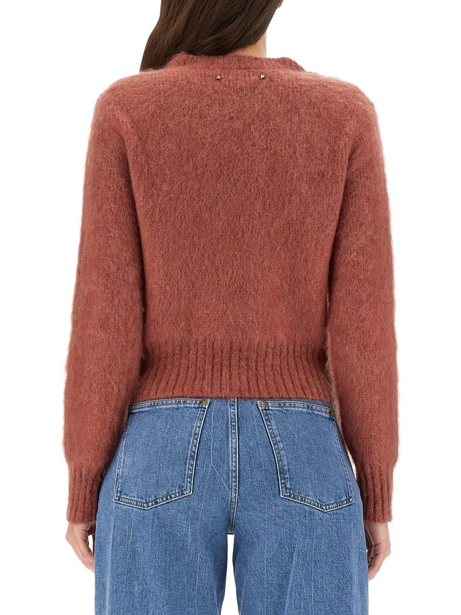 GOLDEN GOOSE MAGLIA CROPPED