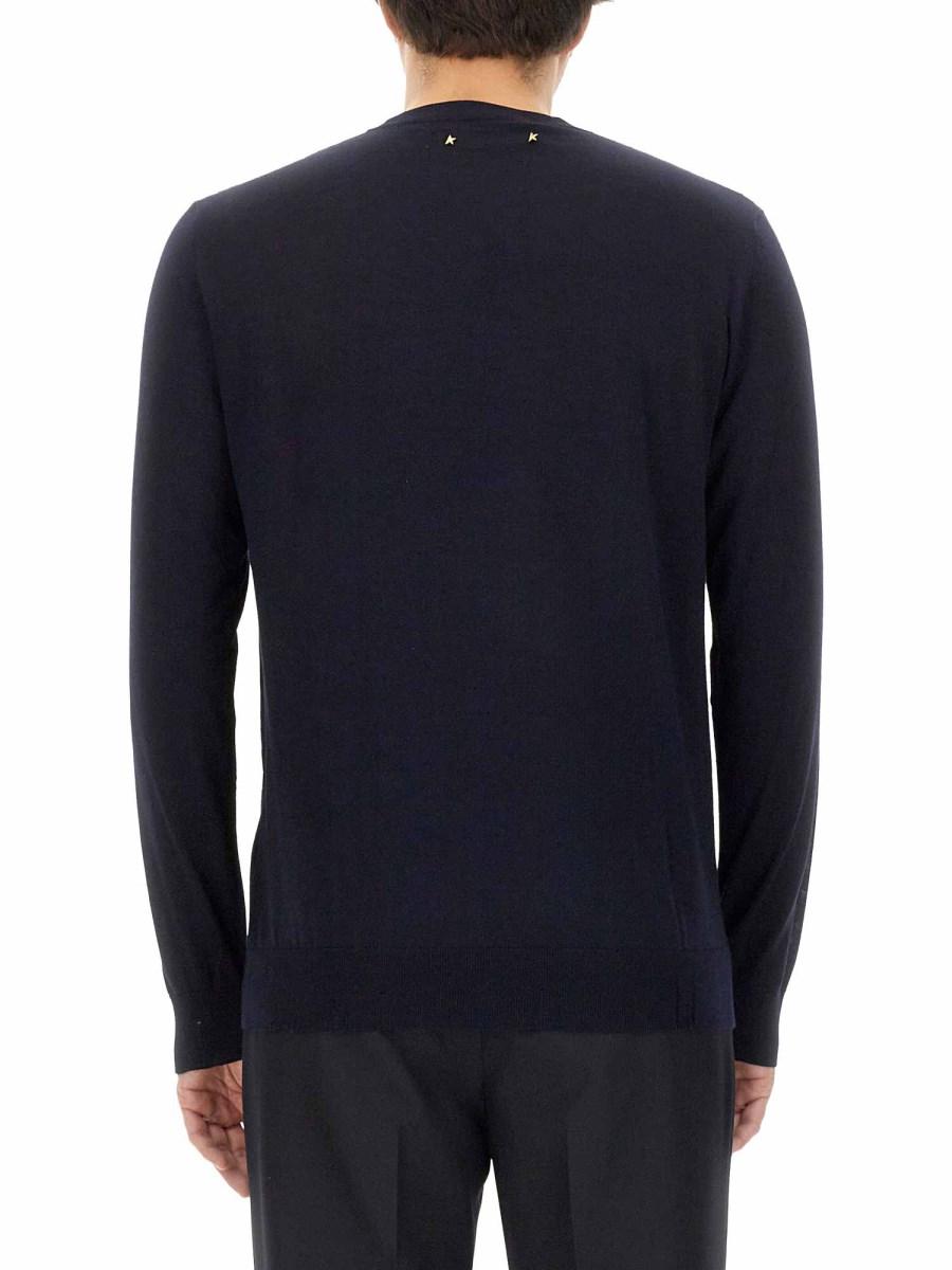 GOLDEN GOOSE MAGLIA IN LANA MERINO