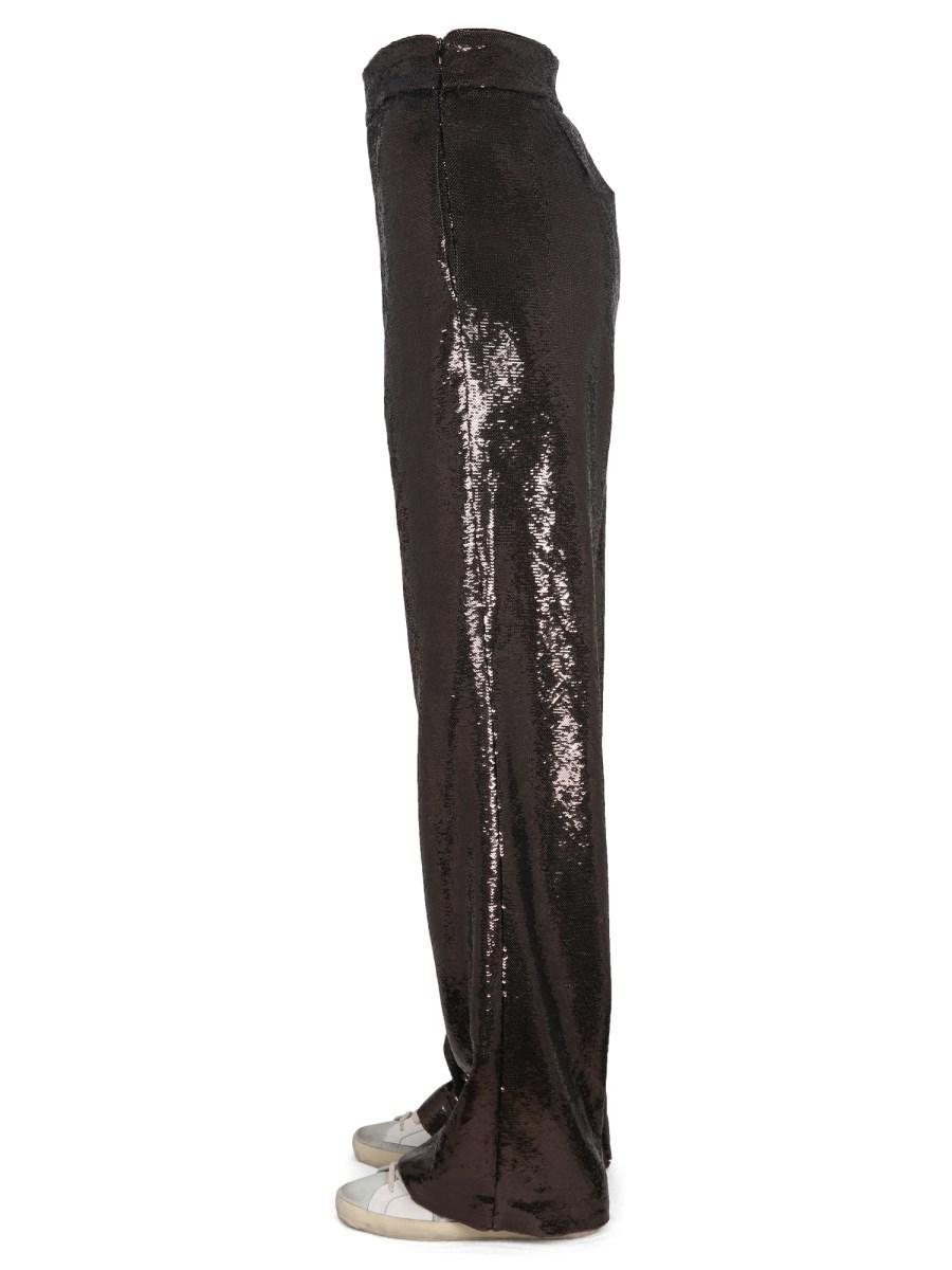 GOLDEN GOOSE PANTALONE CON PAILLETTES