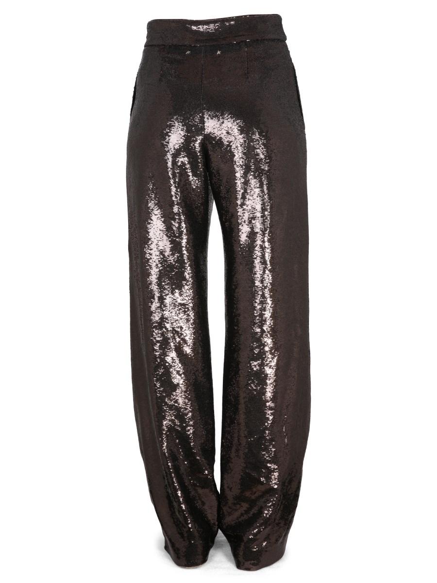 GOLDEN GOOSE PANTALONE CON PAILLETTES