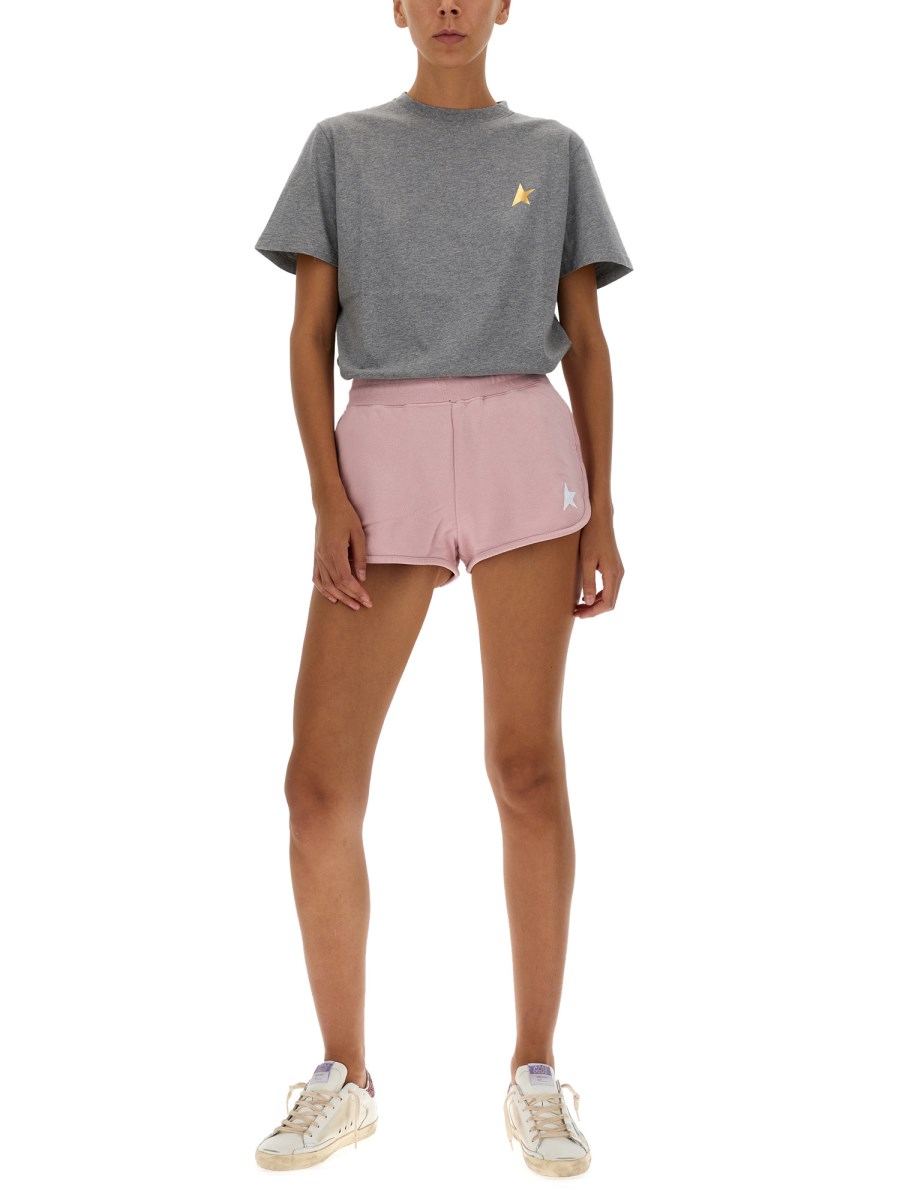 GOLDEN GOOSE SHORT DIANA IN COTONE