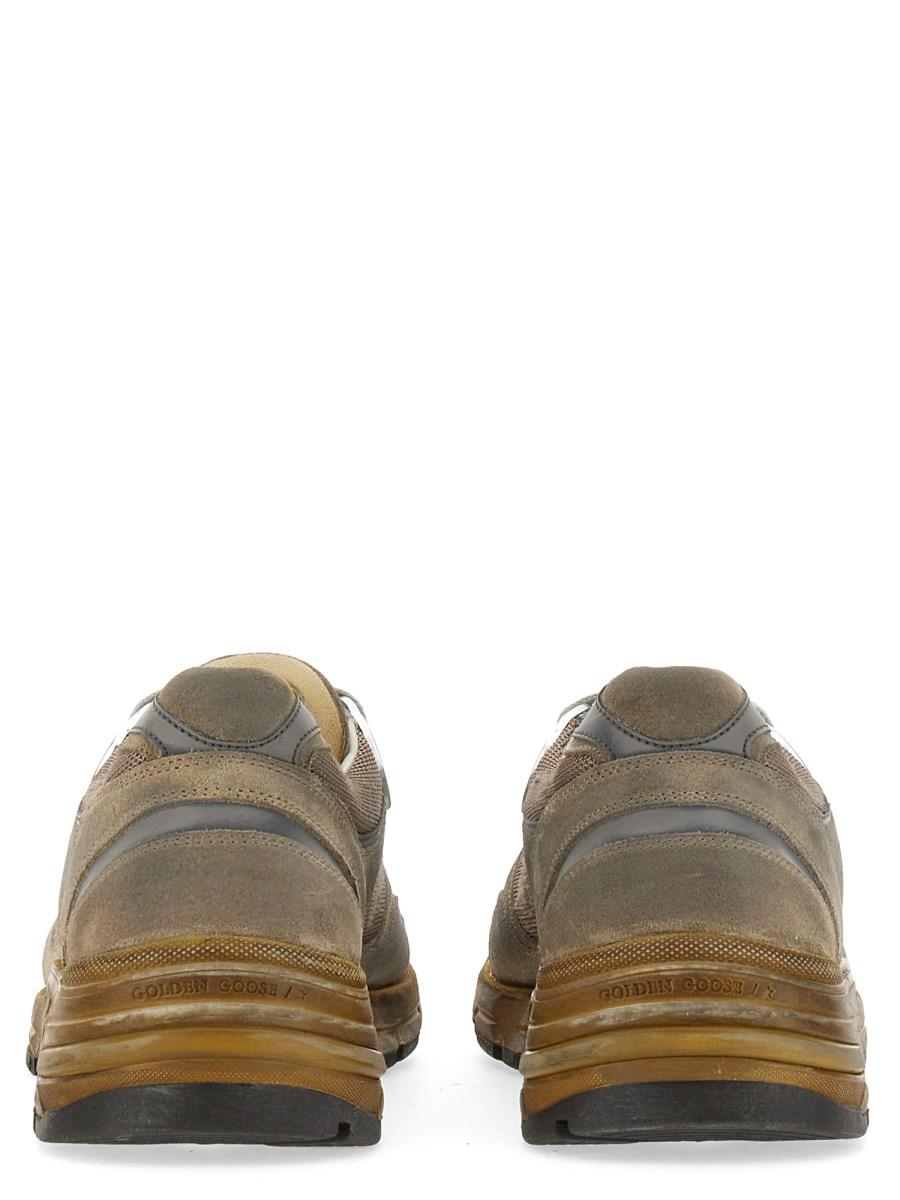 GOLDEN GOOSE SNEAKER RUNNING DAD IN PELLE E MESH