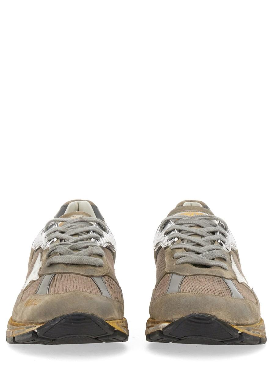 GOLDEN GOOSE SNEAKER RUNNING DAD IN PELLE E MESH