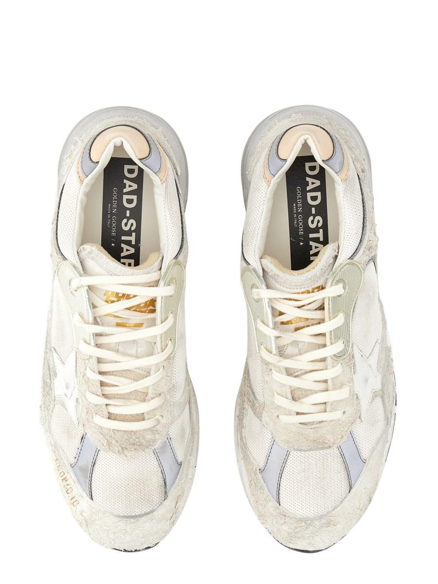 GOLDEN GOOSE SNEAKER RUNNING DAD IN PELLE E MESH