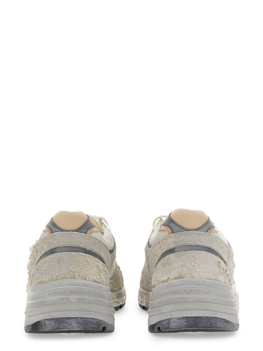 GOLDEN GOOSE SNEAKER RUNNING DAD IN PELLE E MESH