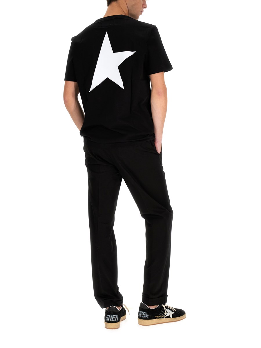 GOLDEN GOOSE T-SHIRT IN COTONE CON STAMPA LOGO