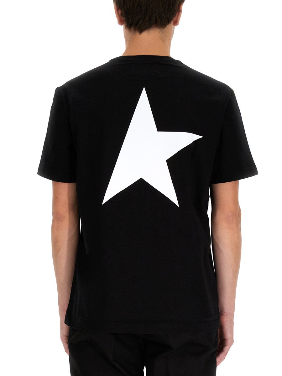 GOLDEN GOOSE T-SHIRT IN COTONE CON STAMPA LOGO