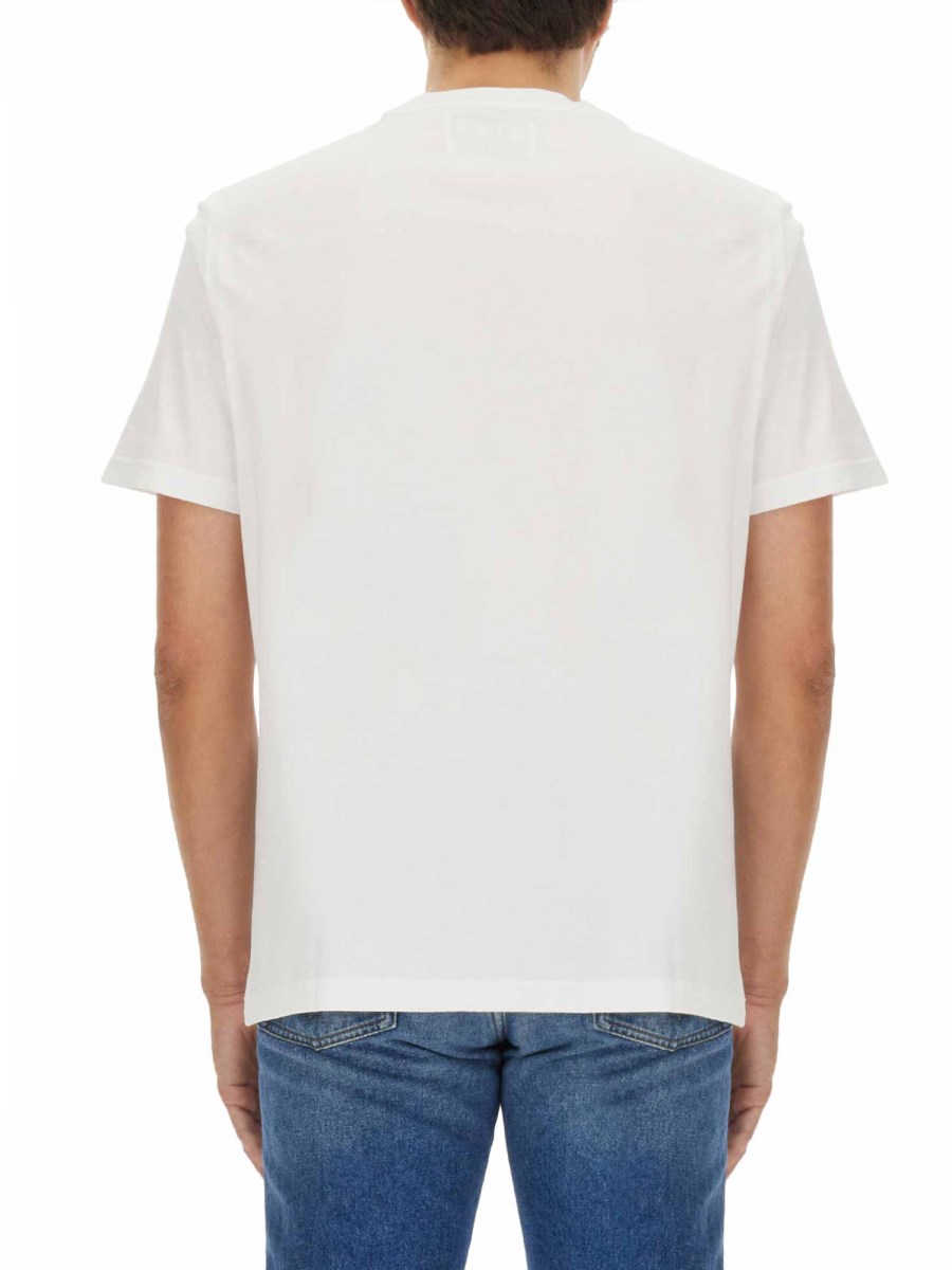 GOLDEN GOOSE T- SHIRT ON COTONE CON STAMPA LOGO